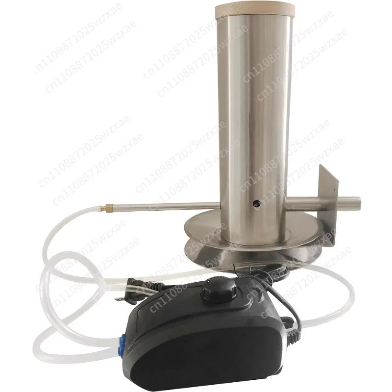 Stainless steel barbecue smoke cooler, barbecue grill electric smoker, smoke generator smoker