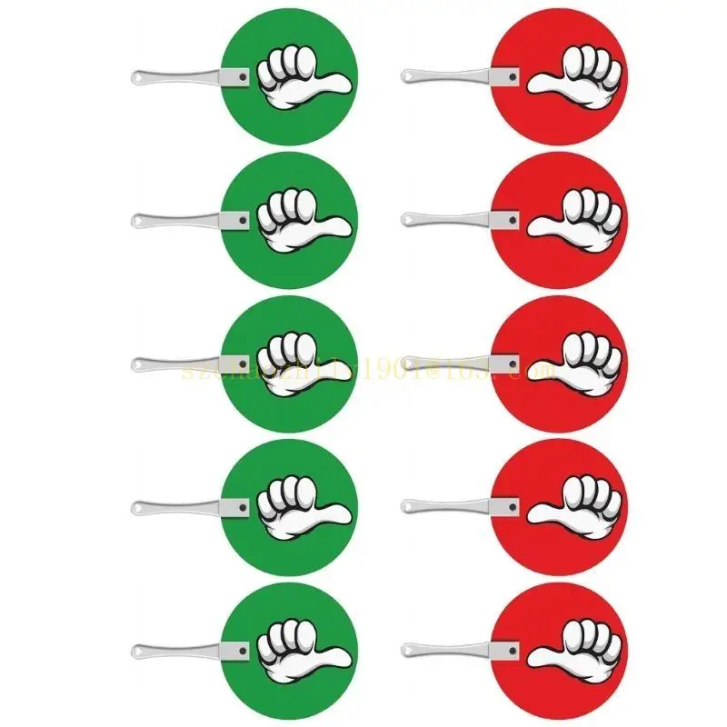 62KA 10 шт. Да, нет классных знаков, большой палец вверх, весло для голосования в классе