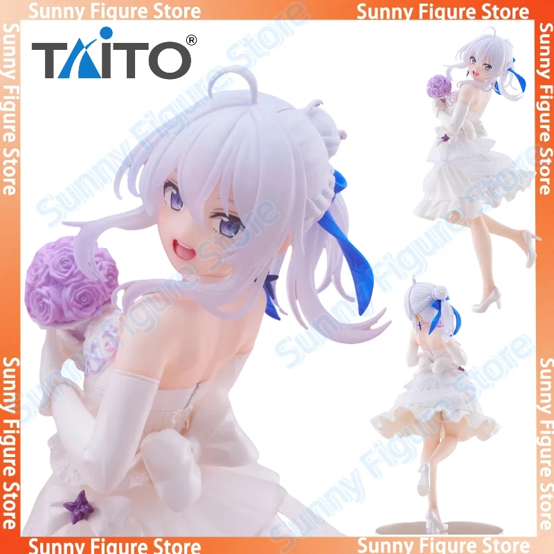 

In Stock TAITO Coreful Figure The Journey of Elaina Elaina Dress Ver Desktop Cute Doll Anime Figures Gift Toys Models PVC