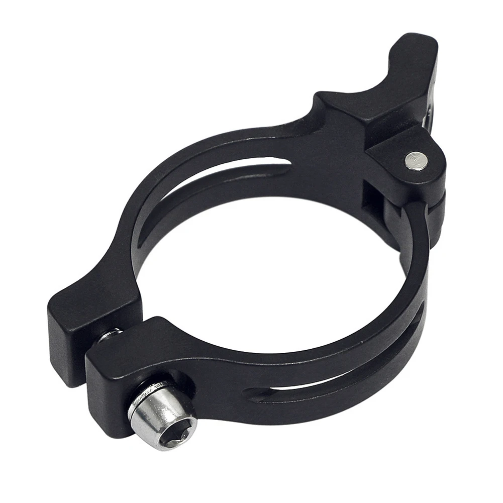 

Gear Front Derailleur Clamp 31.8/34.9mm Adjustable Front Derailleur Adapter Clip Aluminum Alloy Front Derailleur Snap Ring