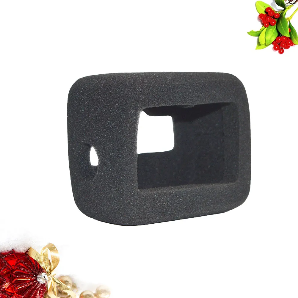 Camera Protective Sponge Case Windproof Housing Cover Black Noise Reduction Windshield Compatible for Gopro Hero8 Action Camera