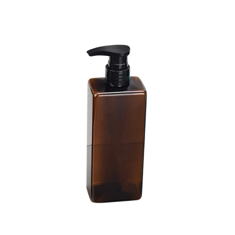 500ml Square Soap Dispenser for Bathroom Large Capacity Shampoo Shower Gel Bottles Refillable Lotion Liquid Storage Container