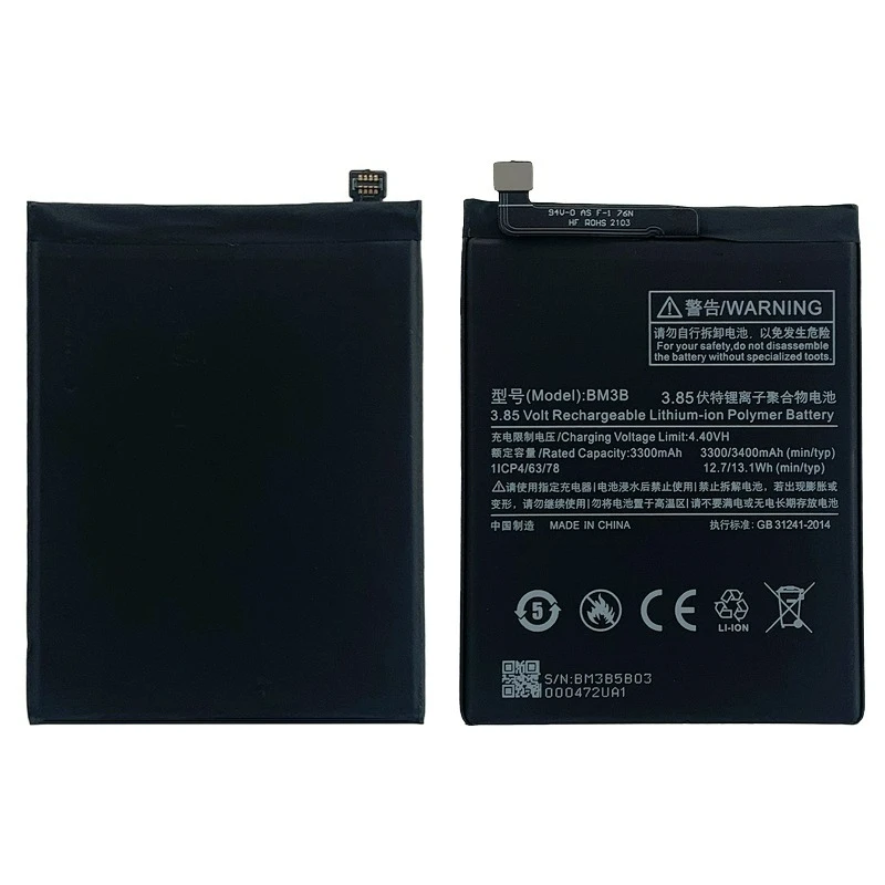 Fast Shipping New BM3B 3300mAh 3.85V Phone Battery for Xiaomi MIX2S MIX2 MDE5 M1803D5XA High-Performance Replacement Battery