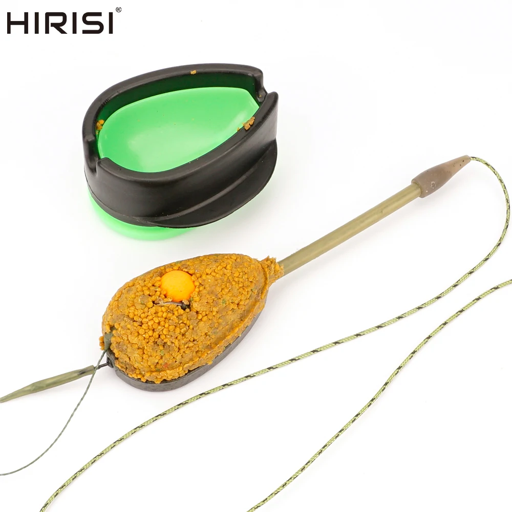 Hirisi طريقة صيد سمك الشبوط المغذية والقالب مجموعة أدوات صيد سمك الشبوط الطعم قفص سلة الطعم F117 ملحقات الصيد #1