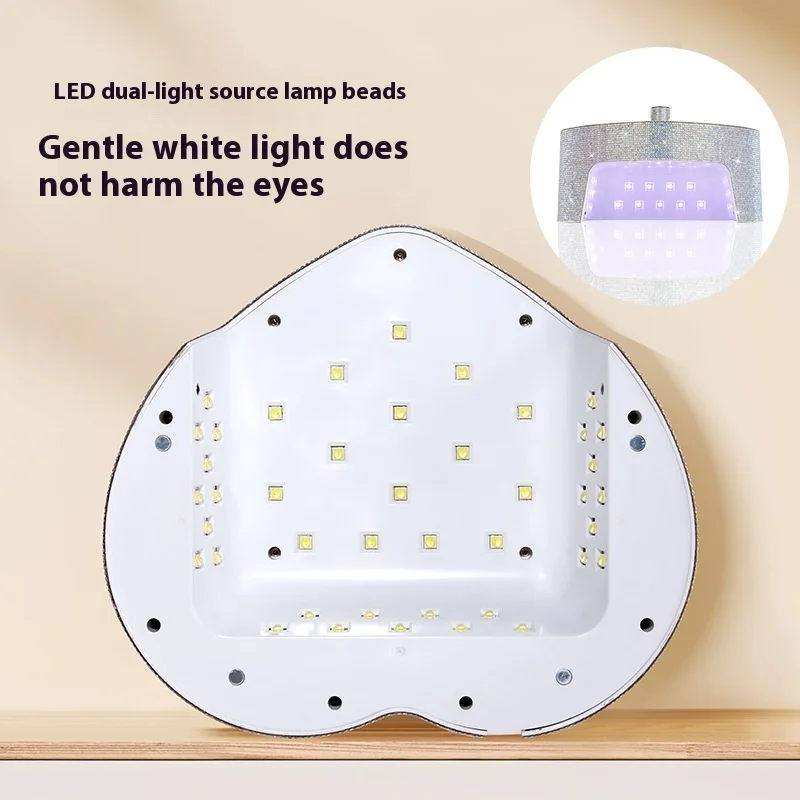 X70 الماس بطارية مسمار العلاج ضوء التجفيف السريع مسمار الخبز الغراء العلاج بالضوء ضوء الأشعة فوق البنفسجية قابلة للشحن آلة العلاج بالضوء