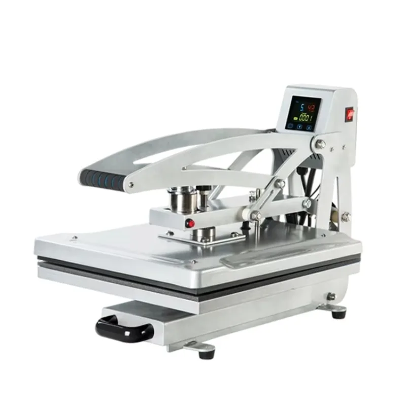 Auto Open Slide Out 40*50cm LCD Control Panel For Even Pressure And Fast Production Consistent Efficient Heat Press Machine