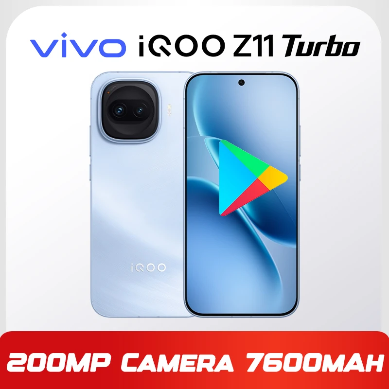 NEWViVOiQOOZ11TurboPhone5GSnapdragon8Gen56.59AMOLED144HZ7600mAh100W200MPMainCameraGooglePlayNFCOriginOS6