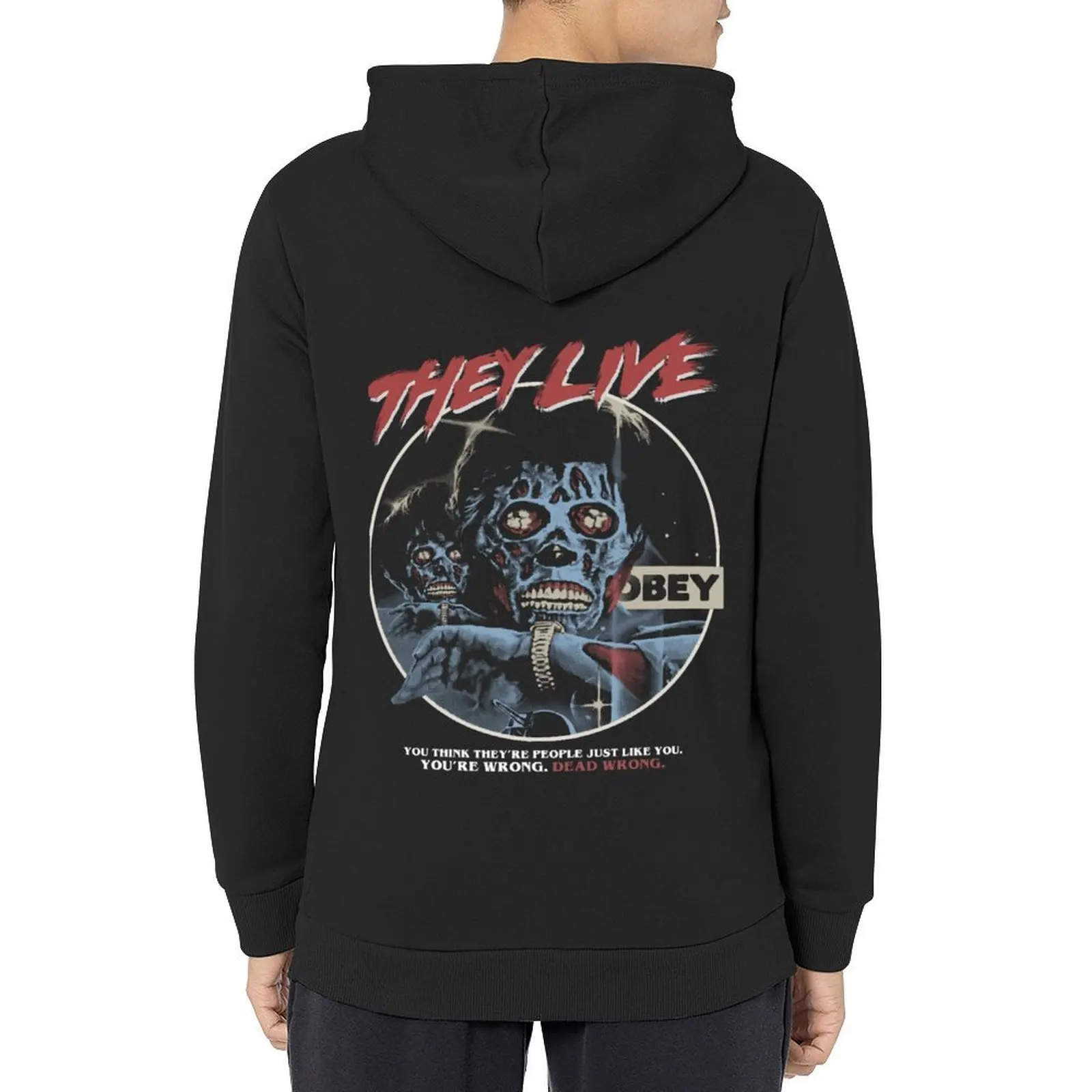 

They Live, John carpenter, horror Hoodie autumn clothes men's coat korean style clothes male clothes mens hoodies