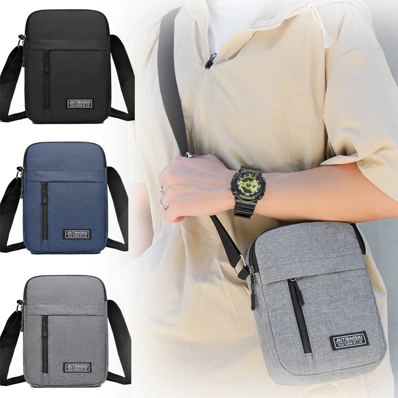 Men's small bag - a simple and lightweight crossbody bag or shoulder bag - is suitable for business trips.