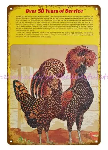 Poultry Hatchery Webster City Iowa chicken metal tin sign garage makeove