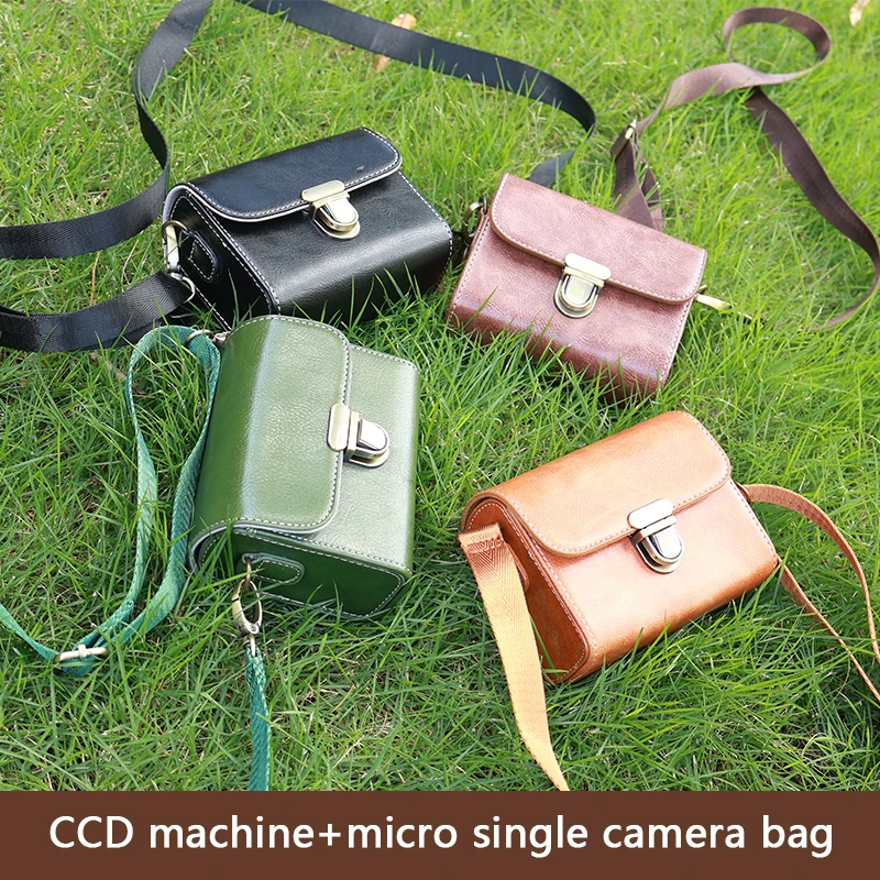 CCD card machine micro single universal camera bag CCD digital camera crossbody bag pocket storage bag anti drop protective cove