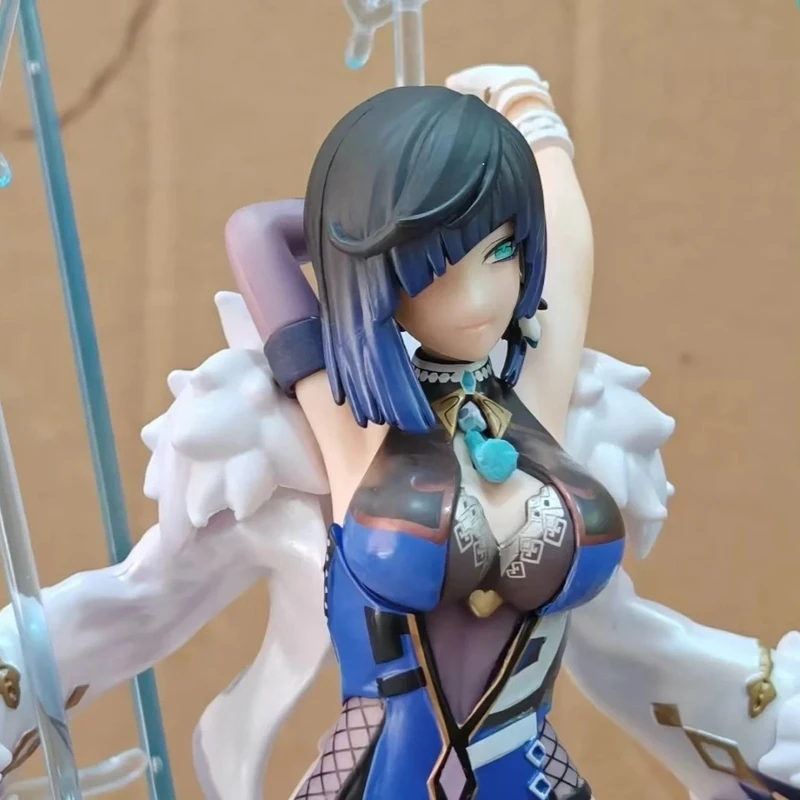 Genshin Impact Yelan Orchid in Secluded Valley Thousand Faces 26cm Scene Model Anime Figure Statue Desktop Decoration Gift