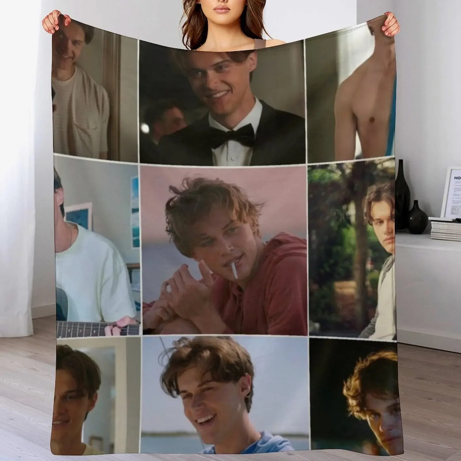 

Conrad Fisher Collage Throw Blanket christmas gifts Baby funny gift heavy to sleep Blankets
