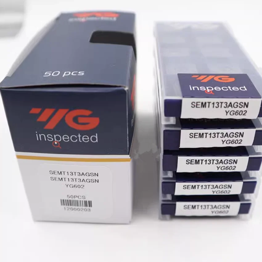 Sekt1204aftn Yg602/Sekt12t3agtn Yg602/Sekt13t3agtn Yg602/Semt13t3agsn Yg602 Originele Yg Carbide Inzetstukken Cnc Freesinzetstukken
