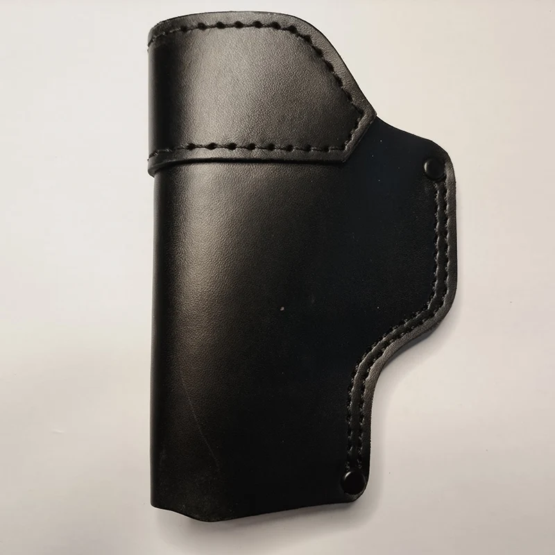 2 Colors Genuine Cowhide Cowskin IWB Leather Holster With Back Clip For Glock 17/19/23/26/27/29/30/32/33/36/38/39/42/43/43X/44