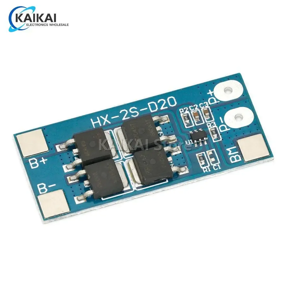 2S 10A 7.4V 18650 lithium battery protection board 8.4V balanced function/overcharged protection