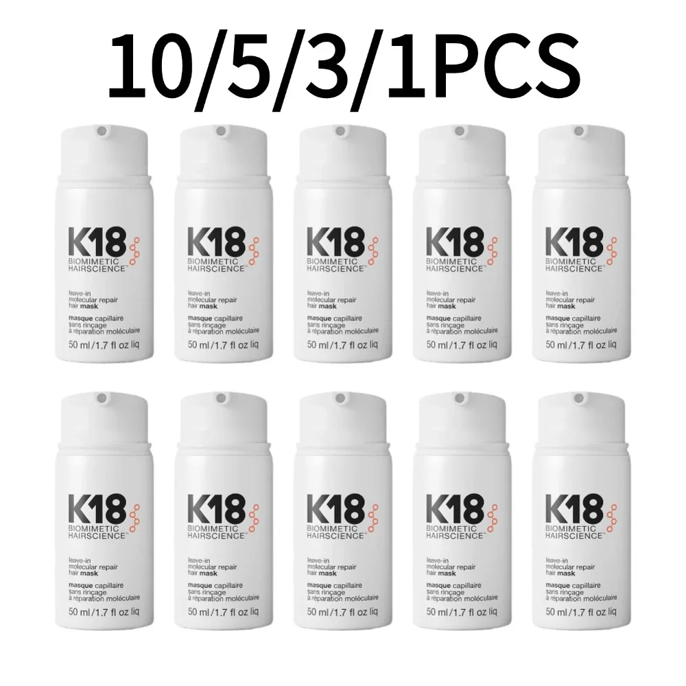 1/3/5/10Pcs K18 Hair Mask Softens Restores Damaged Hair LeaveIn Molecular Repair Deep Keratin Treatment for Hair Scalp Hair Care