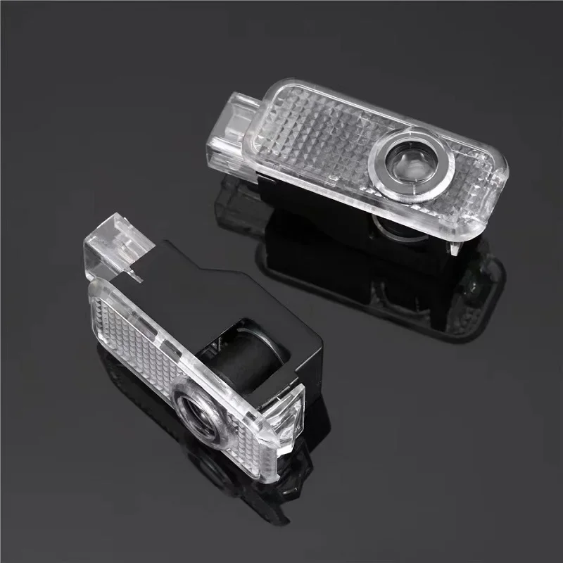 2Pcs Car Door Welcome Lights Led Projector Lamp Auto Accessories For Audi Sline A1 A3 A4 A5 A6 A7 Q3 Q7 TT R8 B5 B6 B8 C5 C8 8P