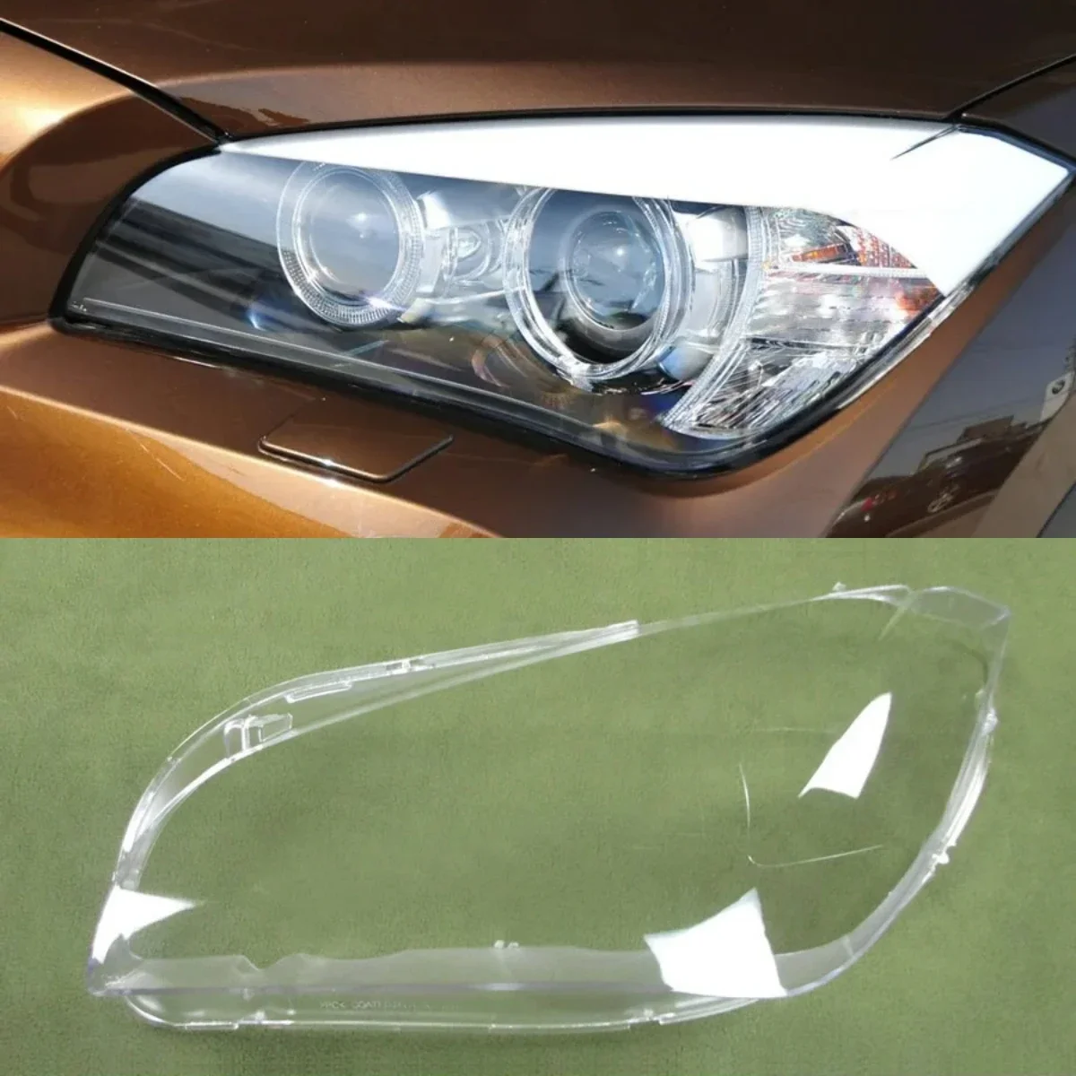 

For BMW X1 E84 Headlamps Cover Transparent Lampshade Case Headlights Shell Lens Plexiglass 2010 2011 2012 2013 2014 2015