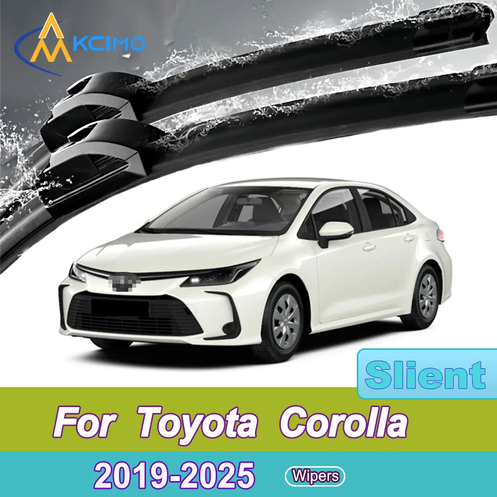 

Quiet Beam Wiper Blades 2pcs Windscreen Window Car Accessories For Toyota Corolla E210 2019-2025