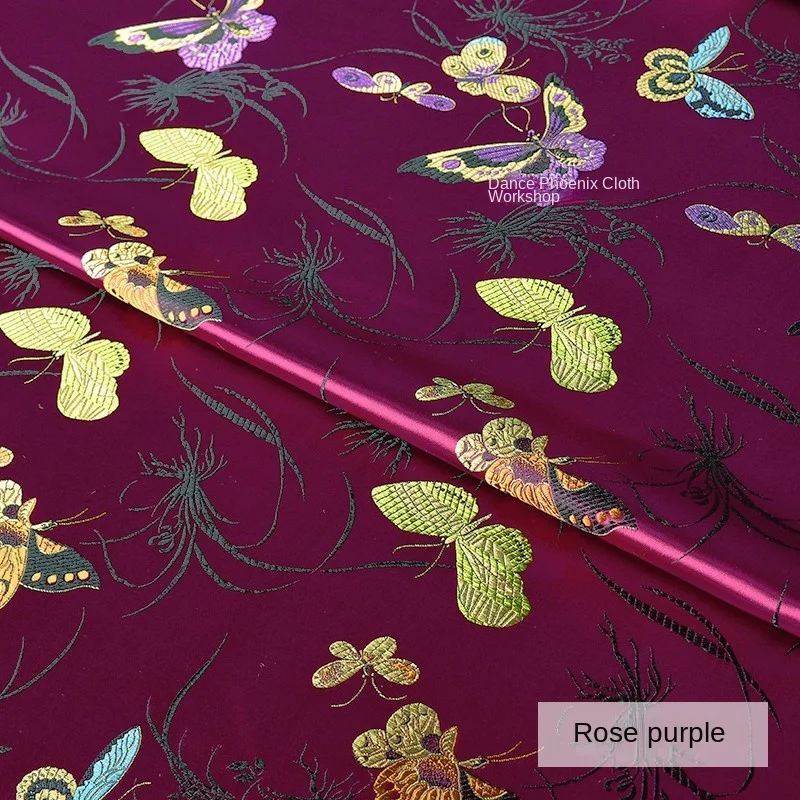 Brocade Jacquard Fabric New Chinese Style Jacket Vest Apparel Sewing Fabric Wholesale Cloth Meters Diy Material