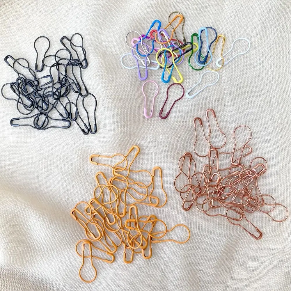 100Pcs Multifunctional Metal Gourd Pin Sewing Tools Multicolor Knitting Marker DIY Metal Pins