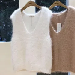 Autumn And Winter New Sweater V-neck Joker Fashion Vest Sweater Women's Vest Sweater Vest