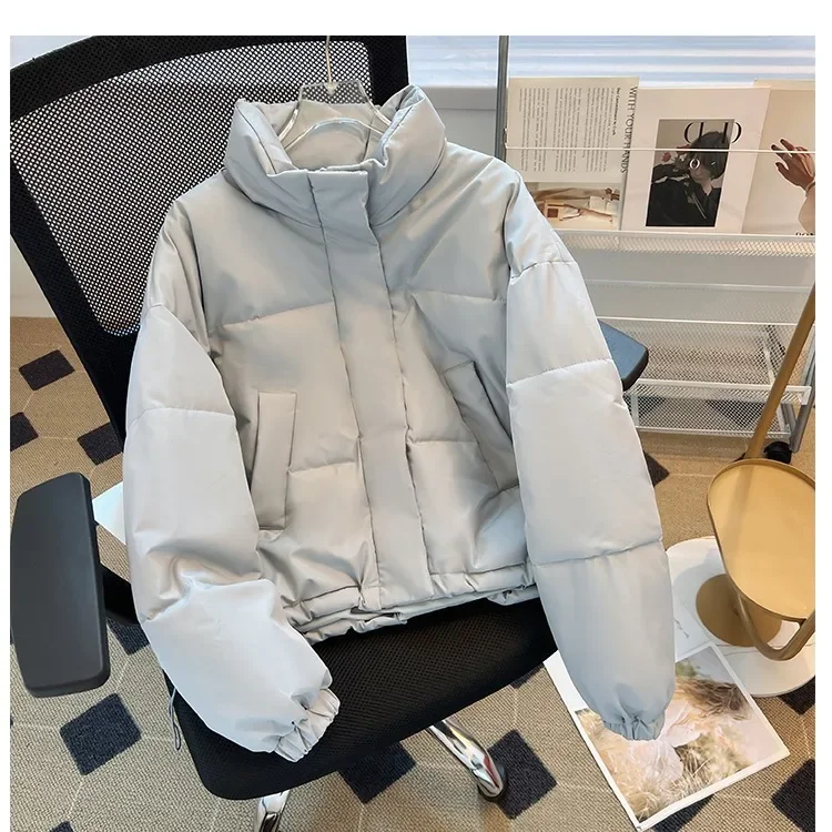 Manteau léger en duvet de coton pour femmes, Version coréenne, coupe ample, résistant au froid, idéal pour la saison hiver