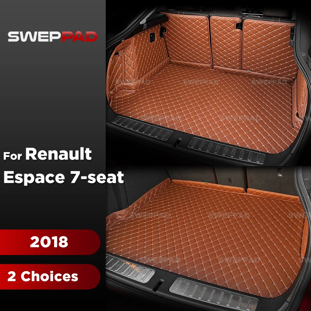 

For Renault Espace 7-seat 2018 3D Car Trunk Mat Car Cargo Liner Protective Pad Interior Protector Accessories Custom