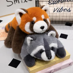 45-65cm Super Cute Fox Raccoon peluche animali di peluche Soft Fluffly Plushies bambole cuscino giocattoli per bambini regalo per ragazzi ragazze Decor