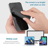 Microfiber Screen Cleaner Spray Bottle Set Mobile Phone Ipad Computer Microfiber Cloth Wipe Iphone Cleaning Glasses Wipes 2