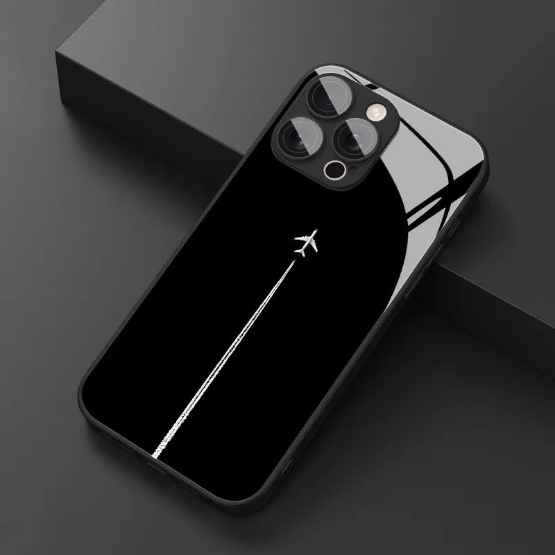 السماء طائرة التحكم نمط قضية الهاتف لسامسونج غالاكسي S25 S24 S23 S22 S21 S20 S10 حافة الترا زائد FE 4G 5G الزجاج سيليكون