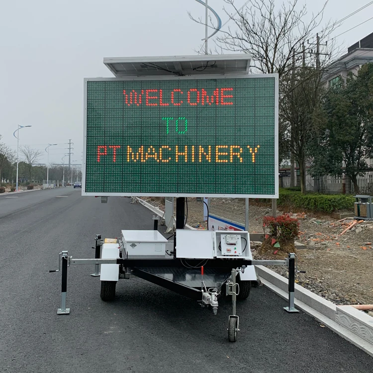 Road Traffic Sign Board Full Color Outdoor Digital Signboard Outdoor Programmable Led Signs