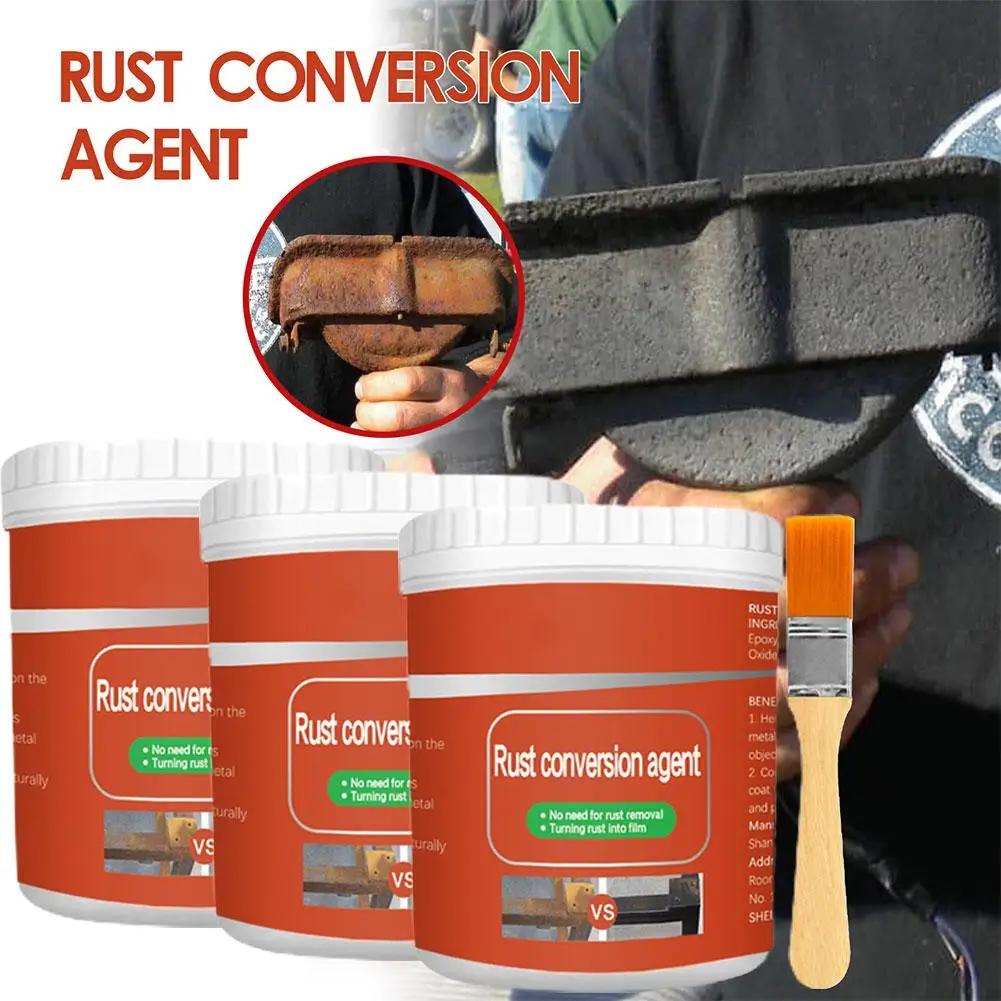 Metal Rust Remover Rust Conversion Agent Waterproof Paint Inhibitor Coating Anti-rust Car Anti-corrosion Rust Primer J7h4