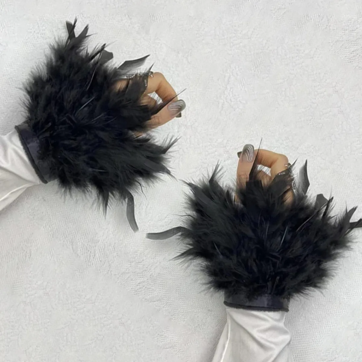 

Модный красочный браслет-заколка из перьев индейки, новый трендовый ободок для волос, аксессуары для волос для повседневной носки и вечеринок