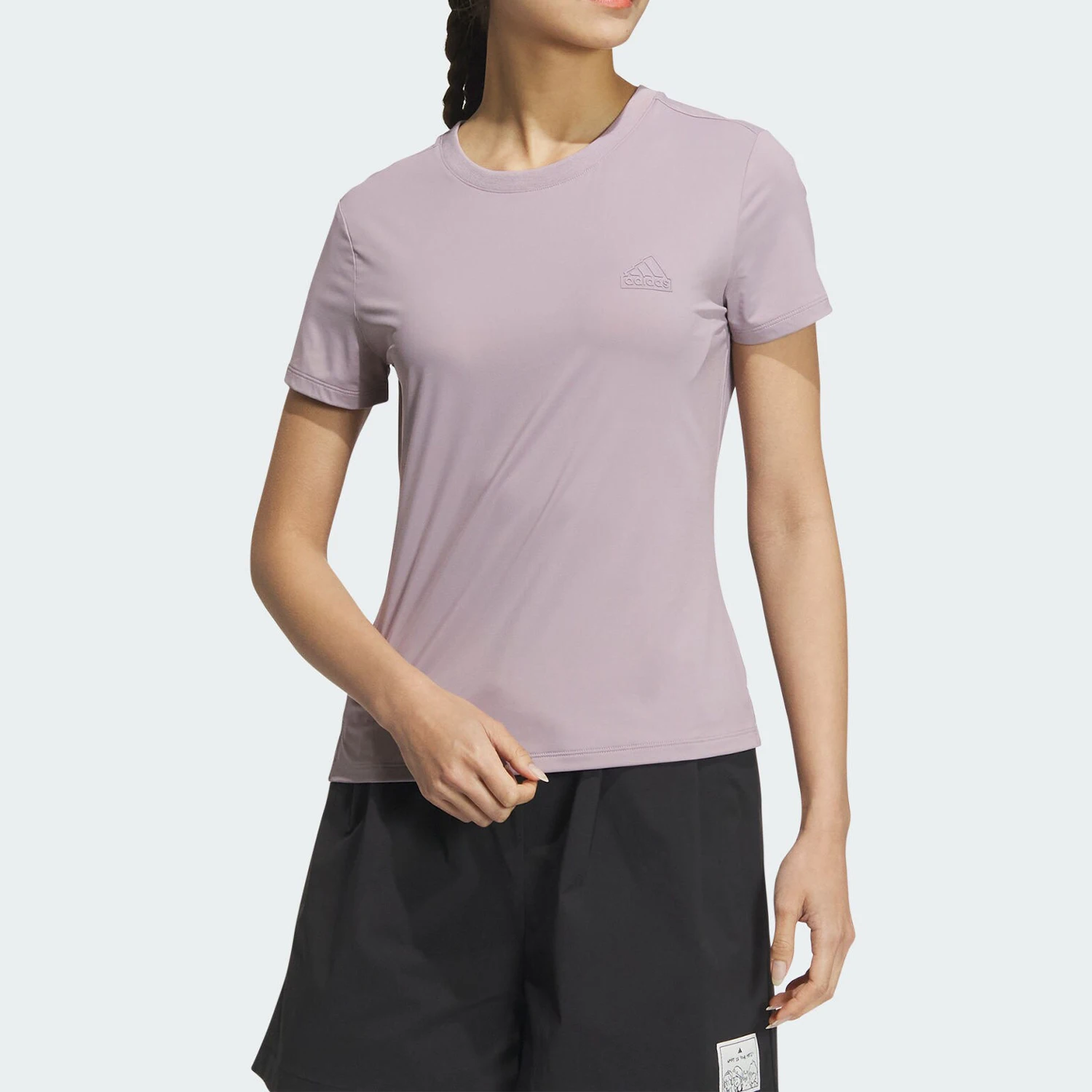 

Adidas Authentic W CF TEE Women's Cool-Fit Slim-Fit Short-Sleeve Round-Neck T-Shirt JD5259