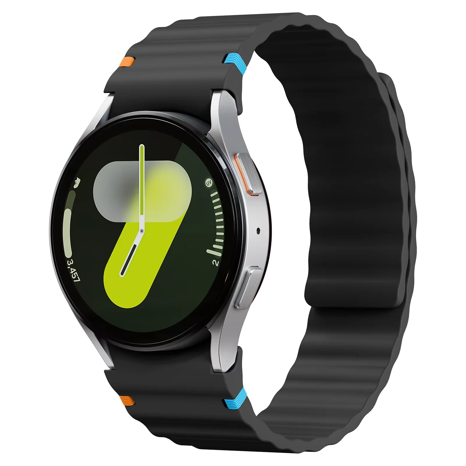 Magnetisches Silikonarmband für Samsung Galaxy Watch 7 FE 6 5 4 Classic 5 Pro 40mm 44mm Nahtloses Armband Correa Galaxy Watch 7 Armband – Detail 4