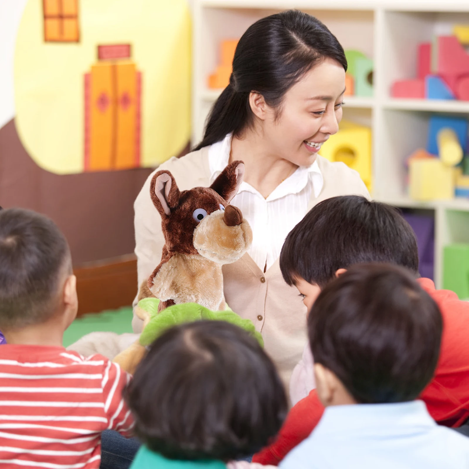 

Большие перчатки, ручная кукла, игрушка, мультяшные куклы с животными, мягкие игрушки, животные, родители и дети