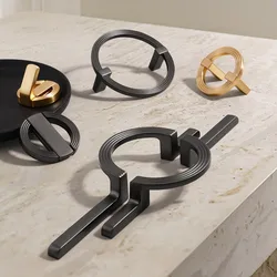 New Chinese Style Round Furniture Handles Kitchen Cabinet and Storage Handles Drawer and Wardrobe Long Cabinet Handle