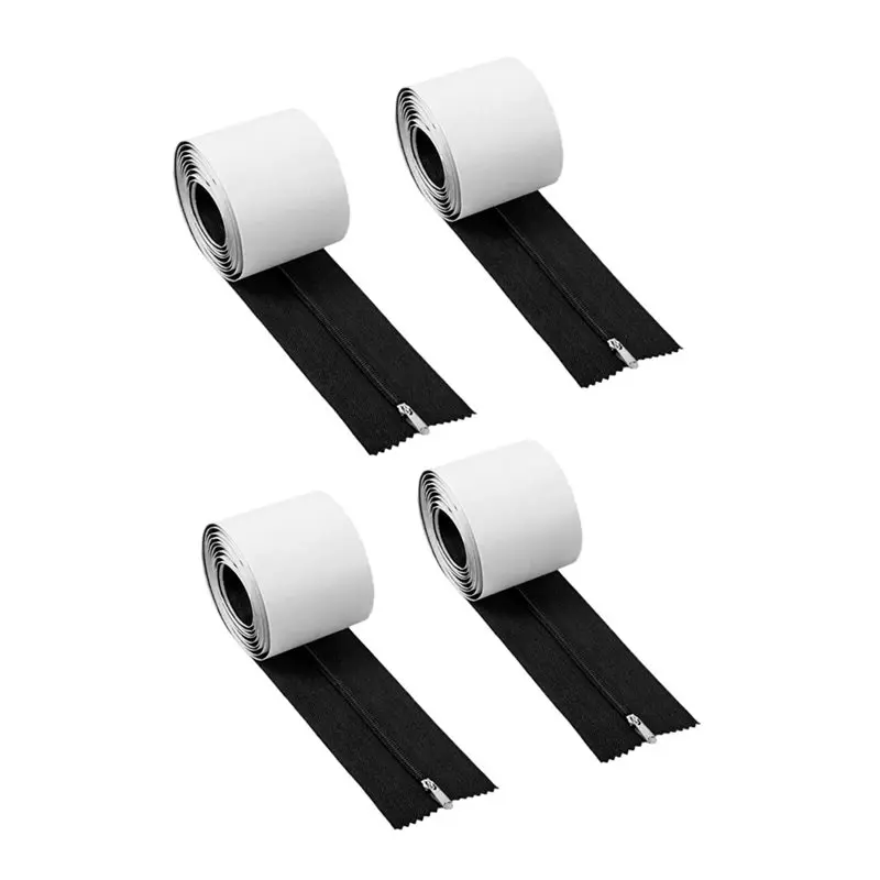 

ABLK Heavy-Duty Dust Protector Door Zipper 4 Roll Heavy-Duty Zipper Door, Heavyduty Zippers Doordust Protector Zipp