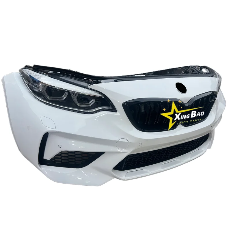 Second-hand High Quality  Front Bumper Body Kit for  M2  F87 Front Face Parts With Radiator Car Bumpers