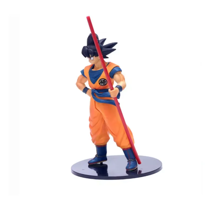 Dragon Ball Son Goku figurine Anime Super Saiyan modèle souvenirs d'enfance PVC Statue poupées enfants jouets pour enfants cadeau 22 cm