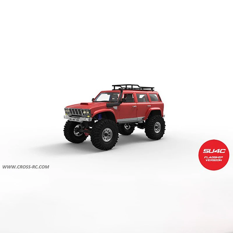 CROSSRC 1/10  RC 4x4 SU-4 RC Rock Crawler Car 4WD Electric Off-road Vehicles Model TH21794-SMT6