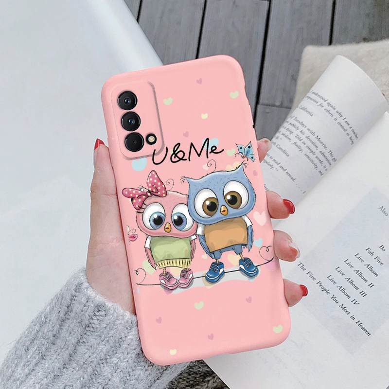 For OPPO Realme GT Master Edition Case Q3 Pro Carnival Phone Case Cute  Cat Dinosaur Soft TPU Cover For Realme GT Master Edition