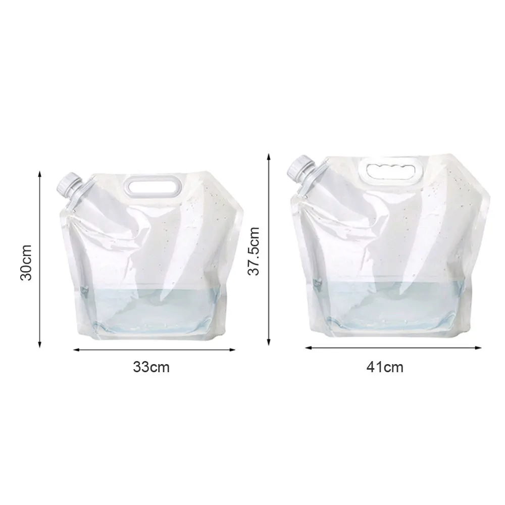 5/10L Water Bag Folding Portable Sports Storage Container Jug Bottle for Outdoor Travel Camping with Handle Folding Water Bag