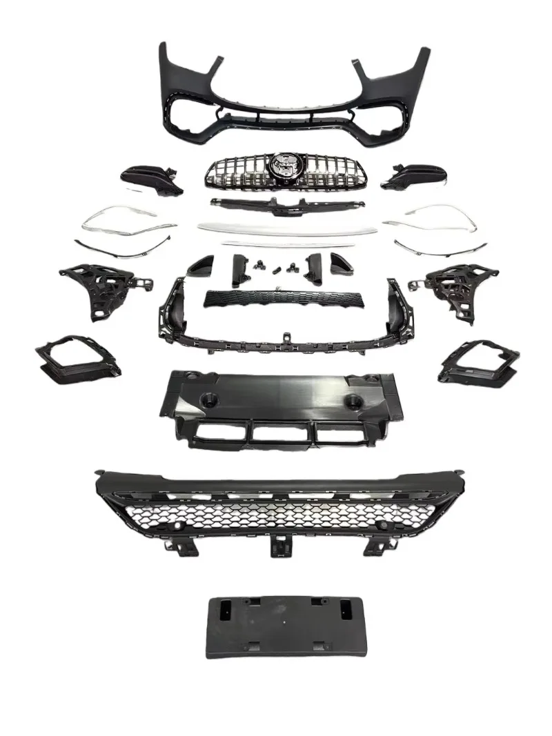 Dream Garage Veidt For 20-23 ModelBenz GLE W167 Modification 24-25 Model GLE63 Surrounding Kit With Headlights