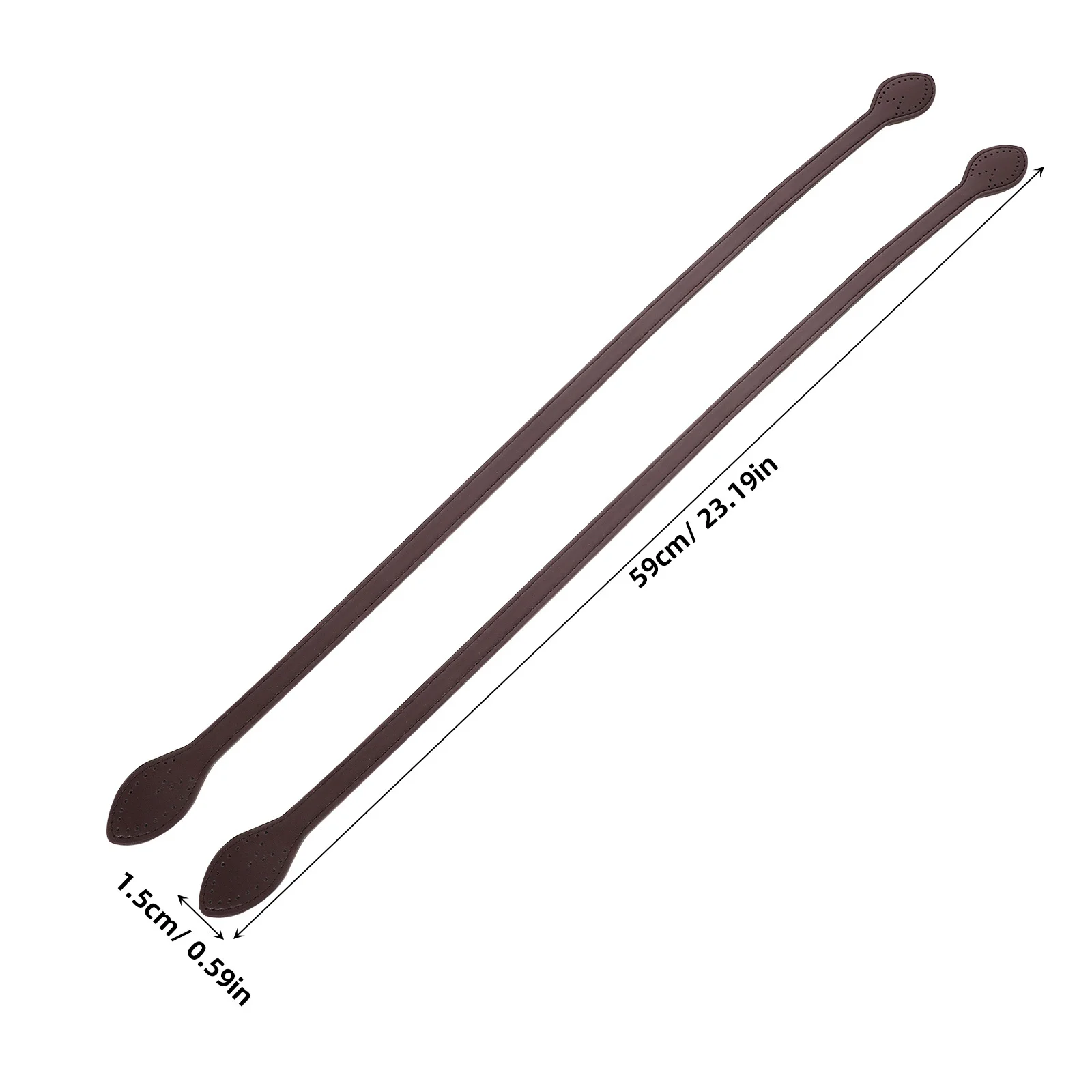 2개 프리미엄 숄더 스트랩 내구성 있는 교체용 핸들 가방 벨트 클러치 지갑 패션 DIY 업그레이드