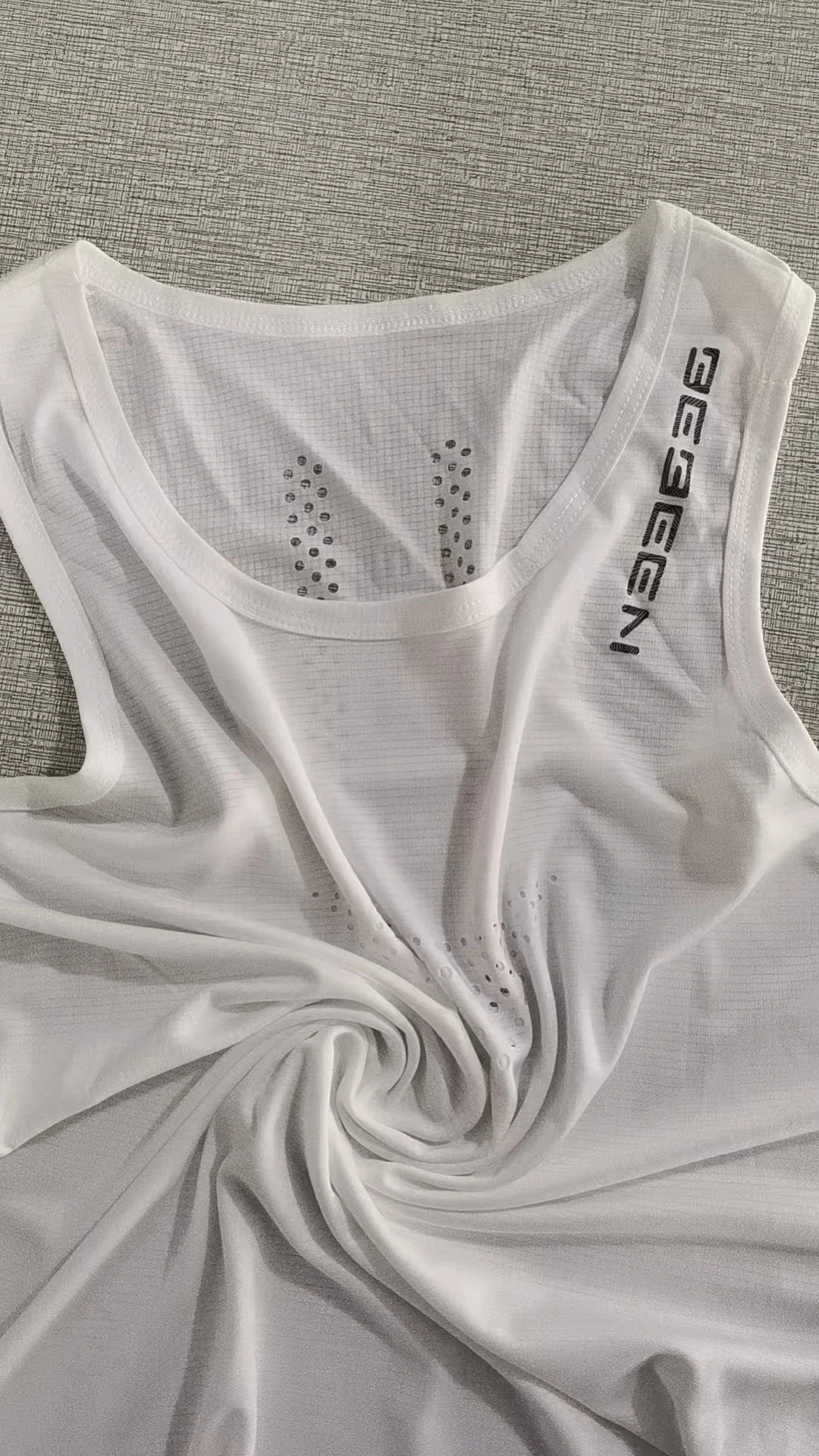 Mens Vest Mesh Breathable Quick Dry Outdoor Sports Sleeveless Top Lightweight Slim Fit Tank Top Men'S Fashion 2025 Summer New