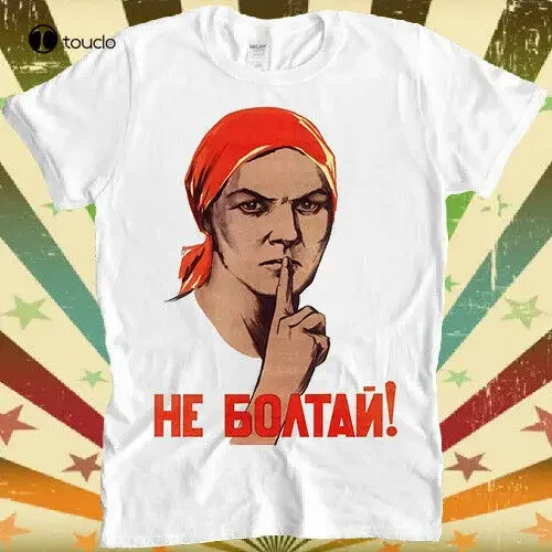 Ussr Russia Propaganda Lenin Retro Vintage Hipster Unisex T Shirt Custom Aldult Teen Unisex Digital Printing Xs-5Xl