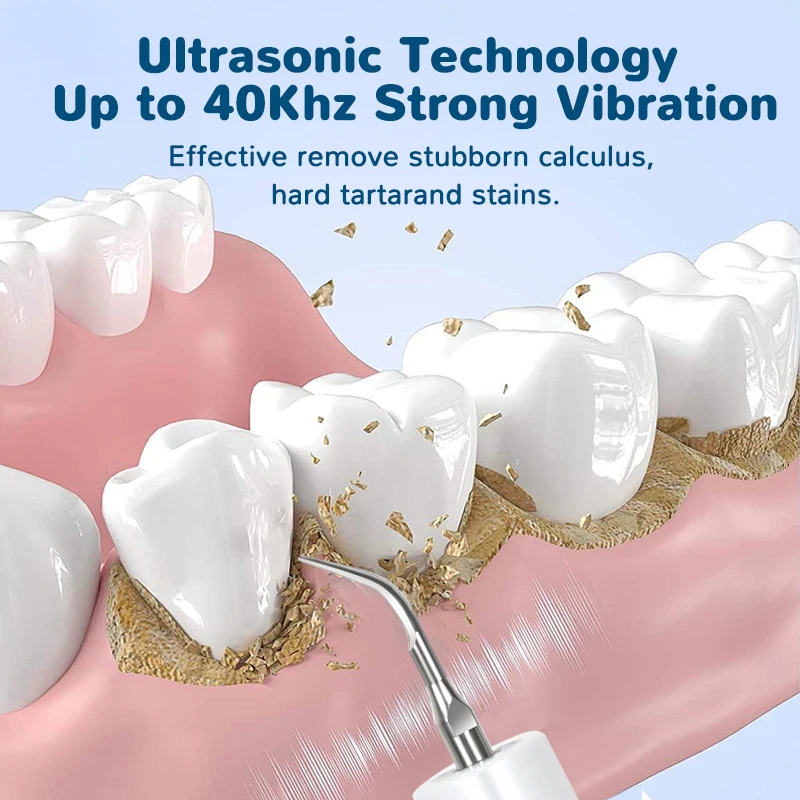 

New Electric Teeth Cleaner Dental Scaler Waterproof Oral Care Plaque Spatula Removes Tartar Dental Scraper Dental Instrument